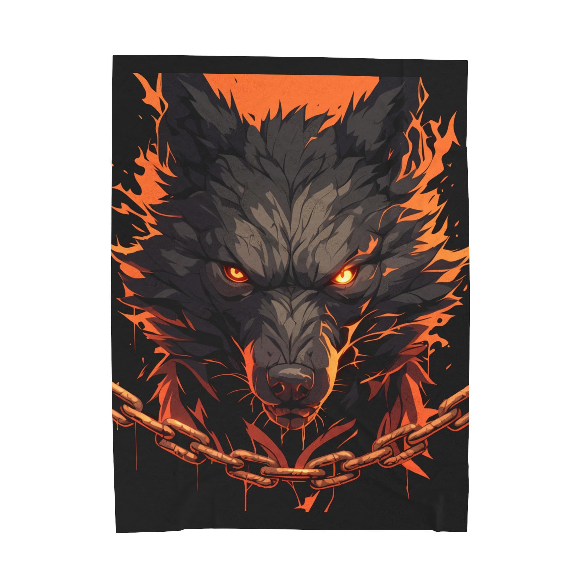 Viking Blanket - Viking Bear Fleece Blanket, Norse Berserker Arctic Throw, Crossed Battle Axes