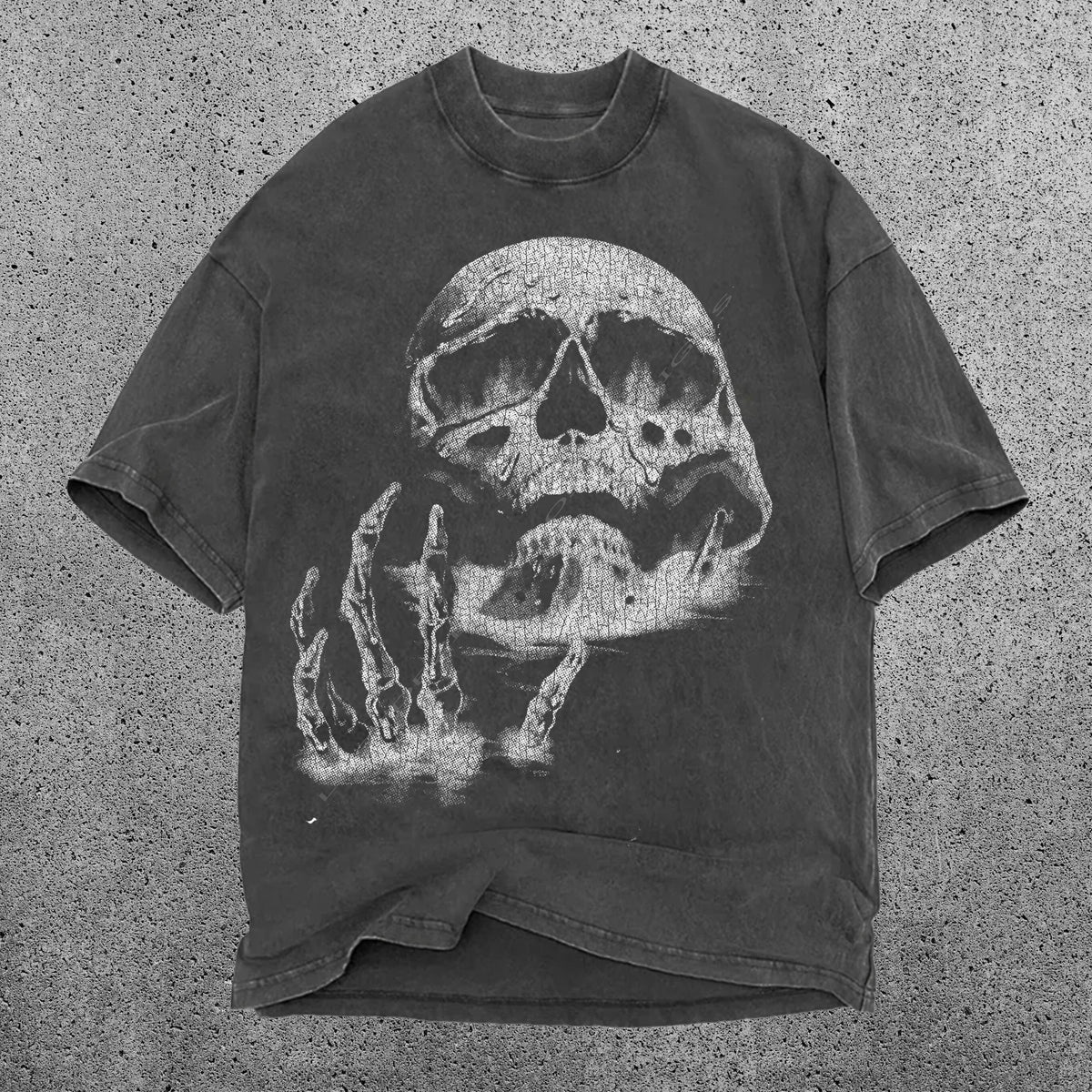 Viking T-Shirt - Viking Skull Oversized T-Shirt