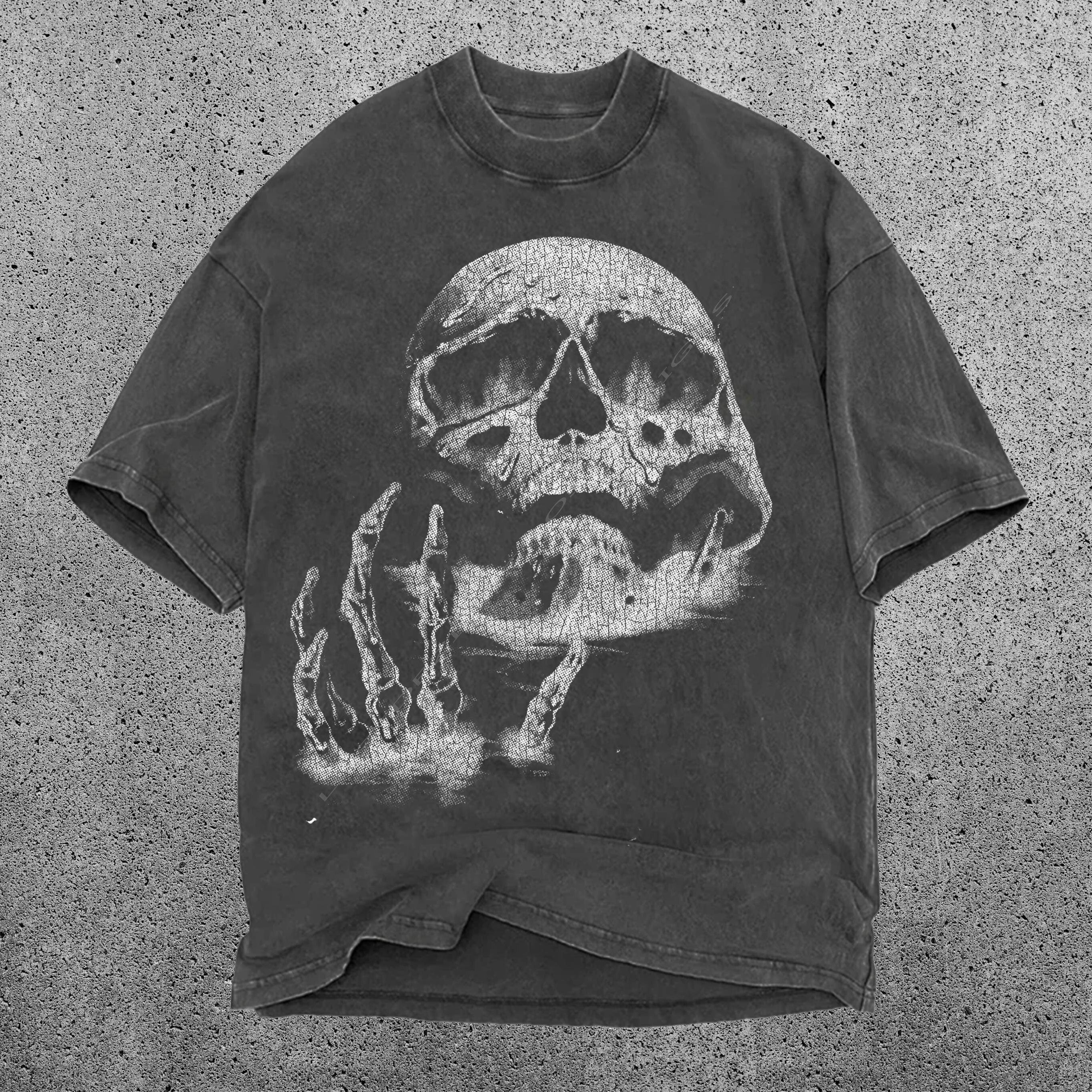 Viking T-Shirt - Viking Skull Oversized T-Shirt
