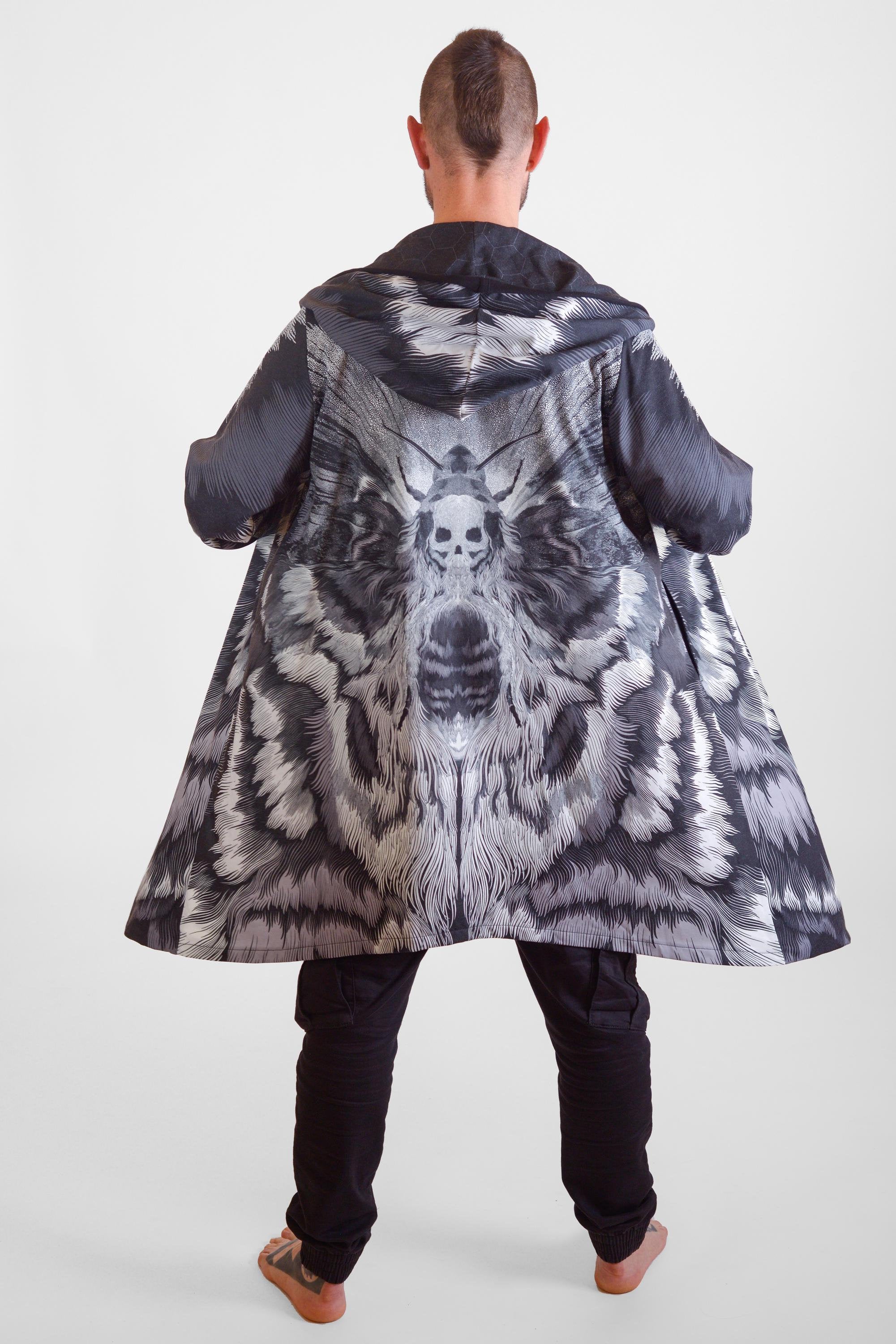 Viking Jacket - Viking Skull Hooded Jacket design with Zipper