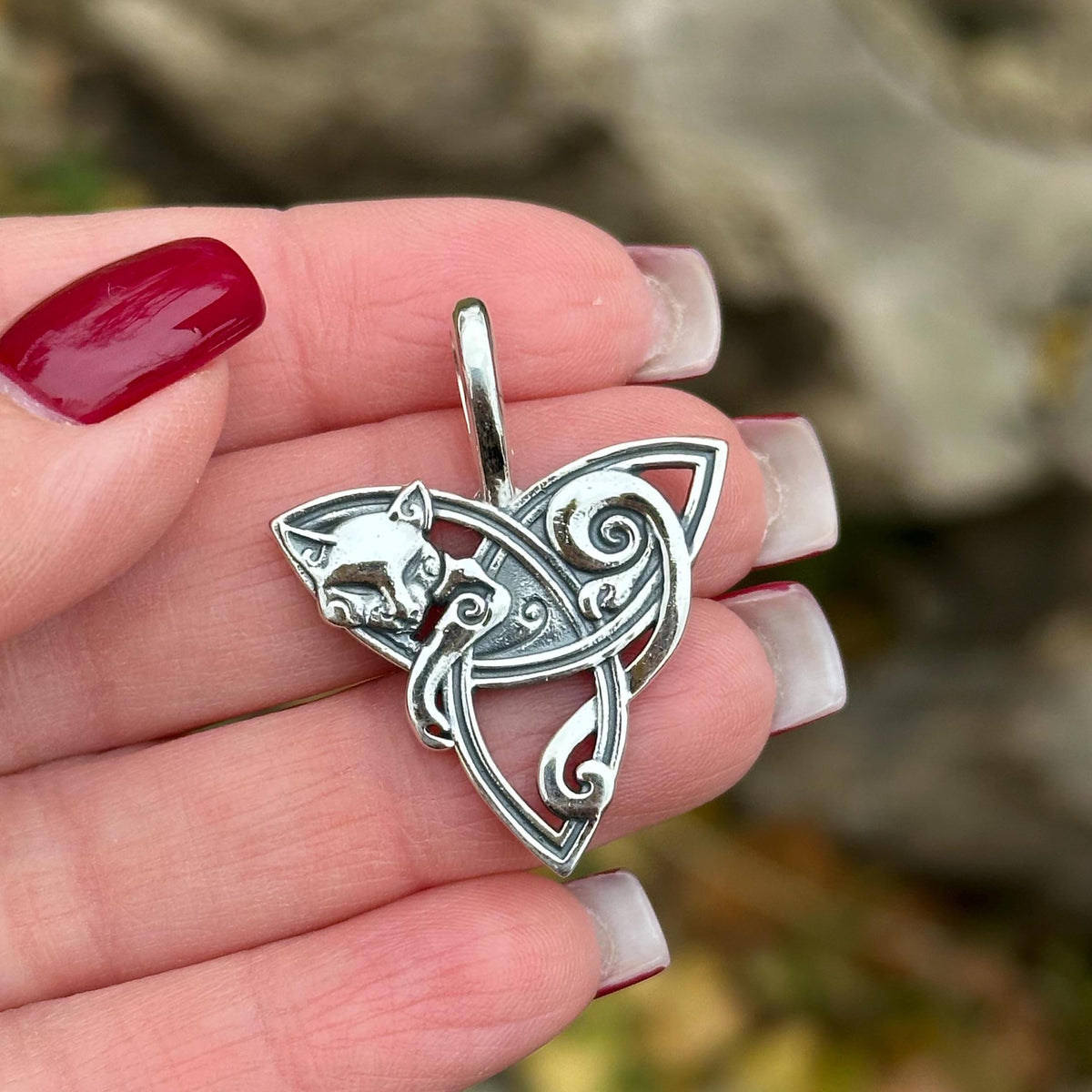 Viking Necklace - Braided Leather Dragon Necklace – Viking Necklace with Silver Dragon End Caps