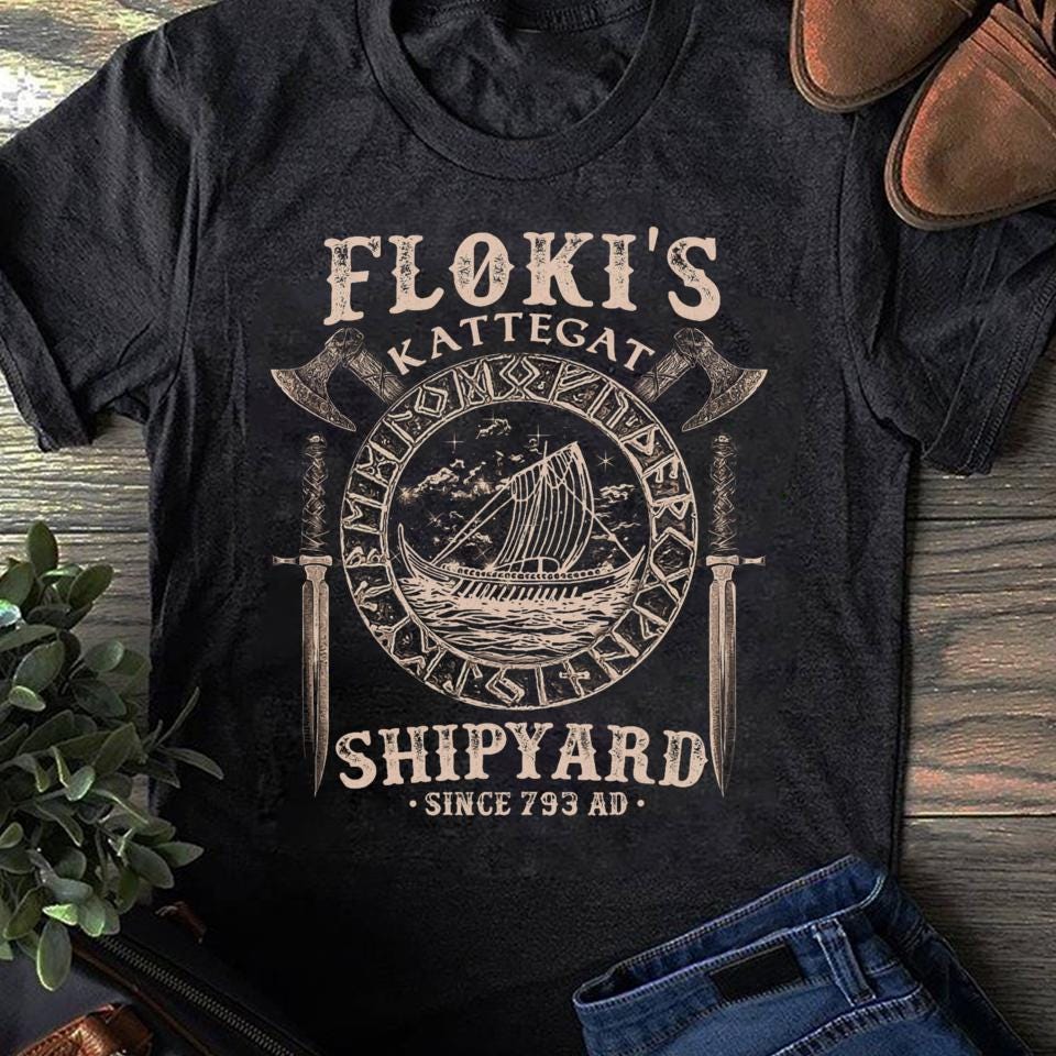 Viking T-Shirt: Beware Old Man Graphic Tee