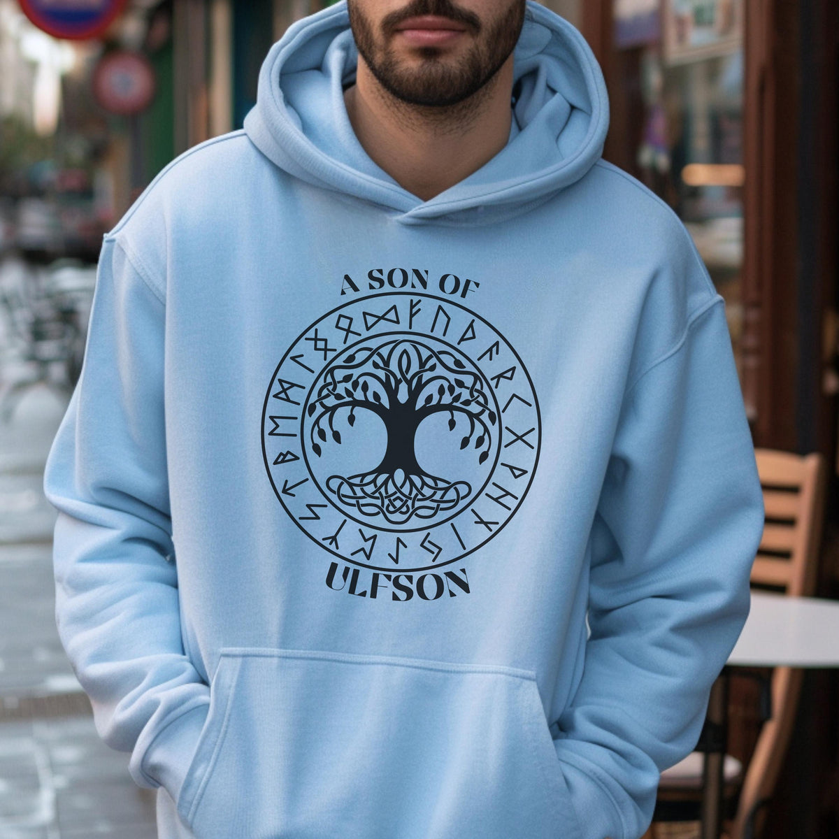 Viking Rune Hoodie - Viking King Hoodie, Norse Rune Design, Father's Day Gift, Ancestral Cosplay