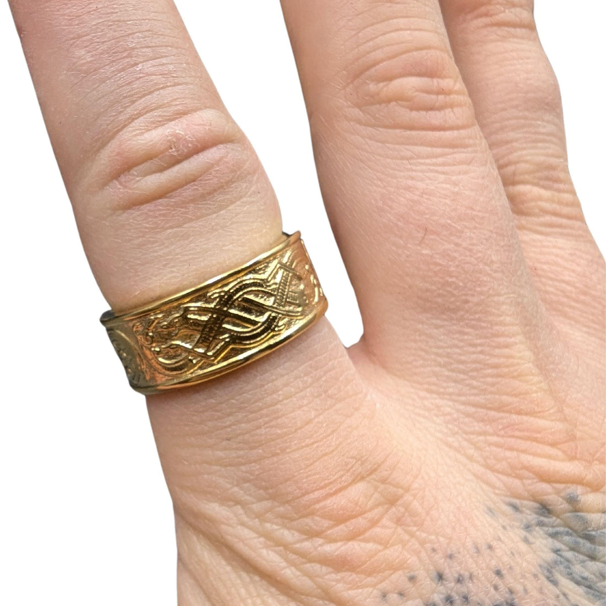 Viking Ring - Nordic ring Wedding band Norse Pagan Couple rings Ancient jewelry Viking gifts