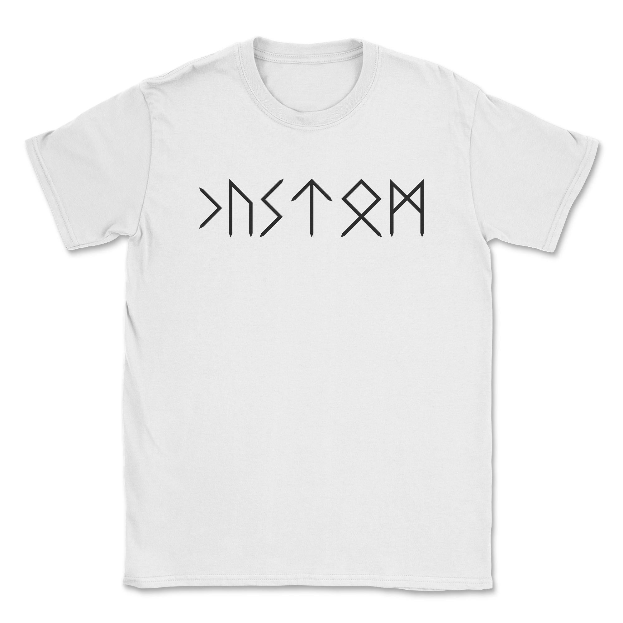 Viking Rune T-Shirt - NAME in RUNES Viking T-Shirt, Customised Futhark Runes Tshirt, Personalised