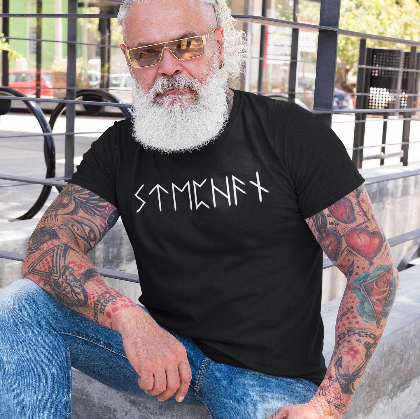 Viking Odin T-Shirt - Viking Warrior Valhalla graphic T-Shirt, Norse Helmet Odin Design