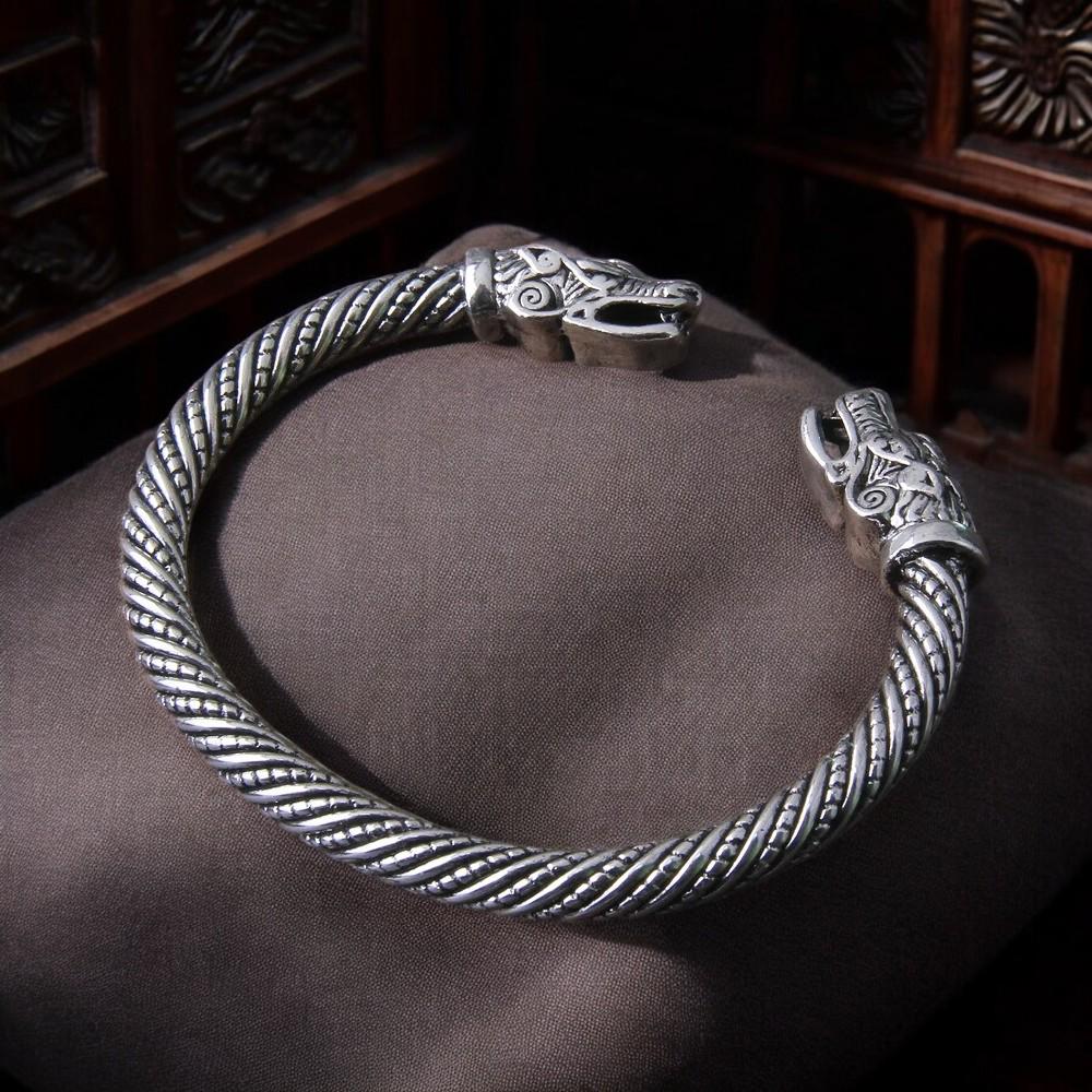 Viking Thor's Hammer Bracelet - Mjolnir Nordic bangle, viking jewelry, thor hammer bracelt, viking