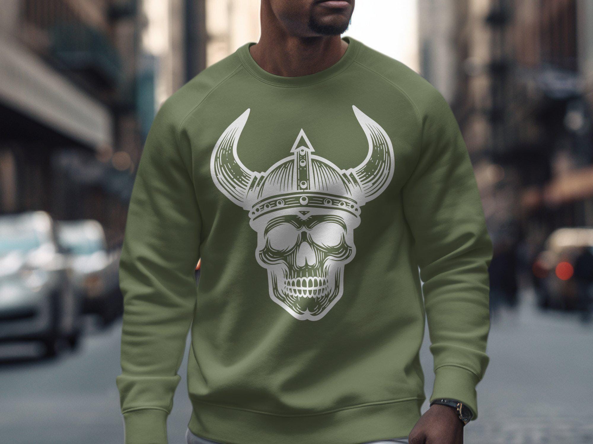Viking T-Shirt - Viking Skull T-Shirt - Norse Mythology Tee - Nordic Warrior Art Shirt - Gothic
