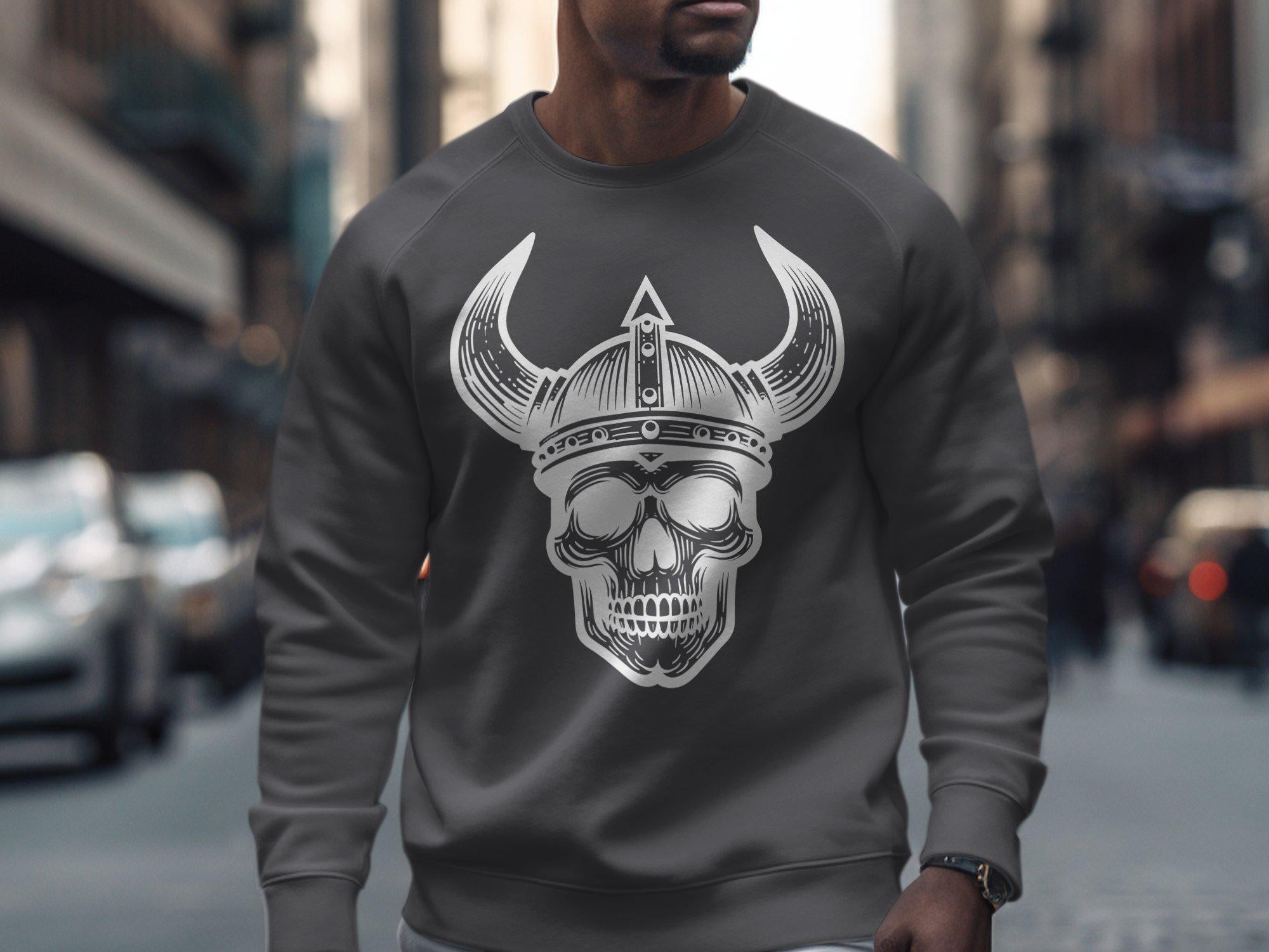 Viking T-Shirt - Viking Skull T-Shirt - Norse Mythology Tee - Nordic Warrior Art Shirt - Gothic