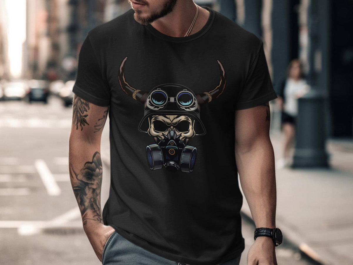 Viking T-Shirt - Viking Skull T-Shirt - Norse Mythology Tee - Nordic Warrior Art Shirt - Gothic