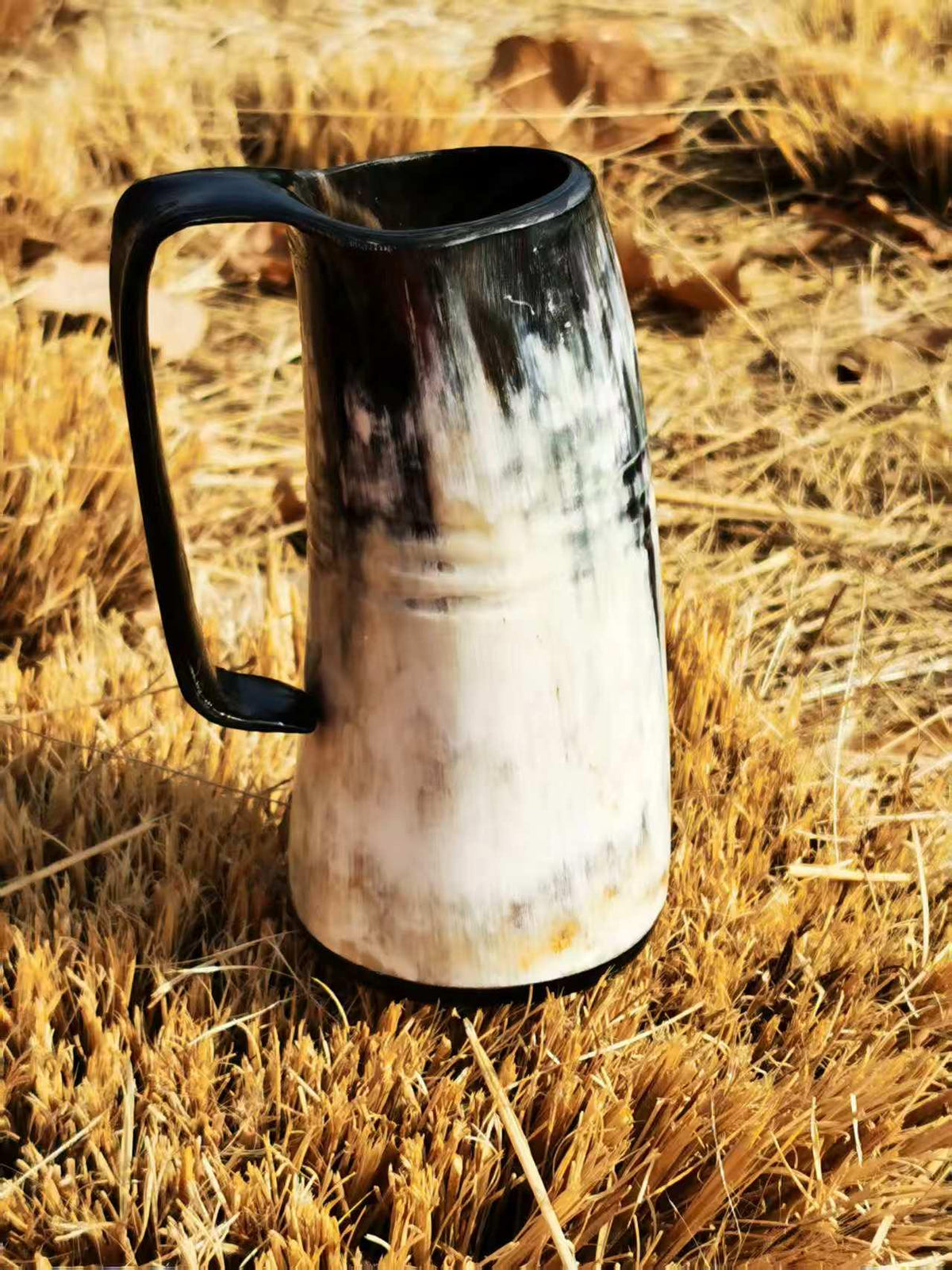 Viking Mug - Handcrafted Viking Horn Mug - Authentic, Durable, and Rustic Drinkware