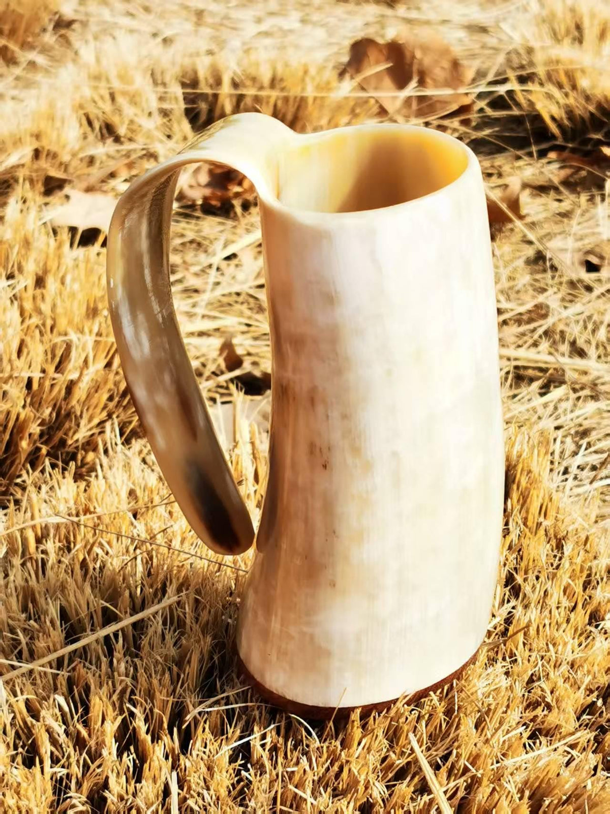 Viking Mug - Handcrafted Viking Horn Mug - Authentic, Durable, and Rustic Drinkware