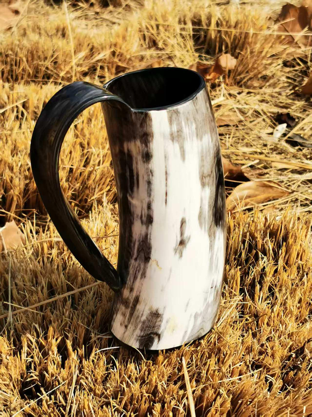 Viking Mug - Handcrafted Viking Horn Mug - Authentic, Durable, and Rustic Drinkware