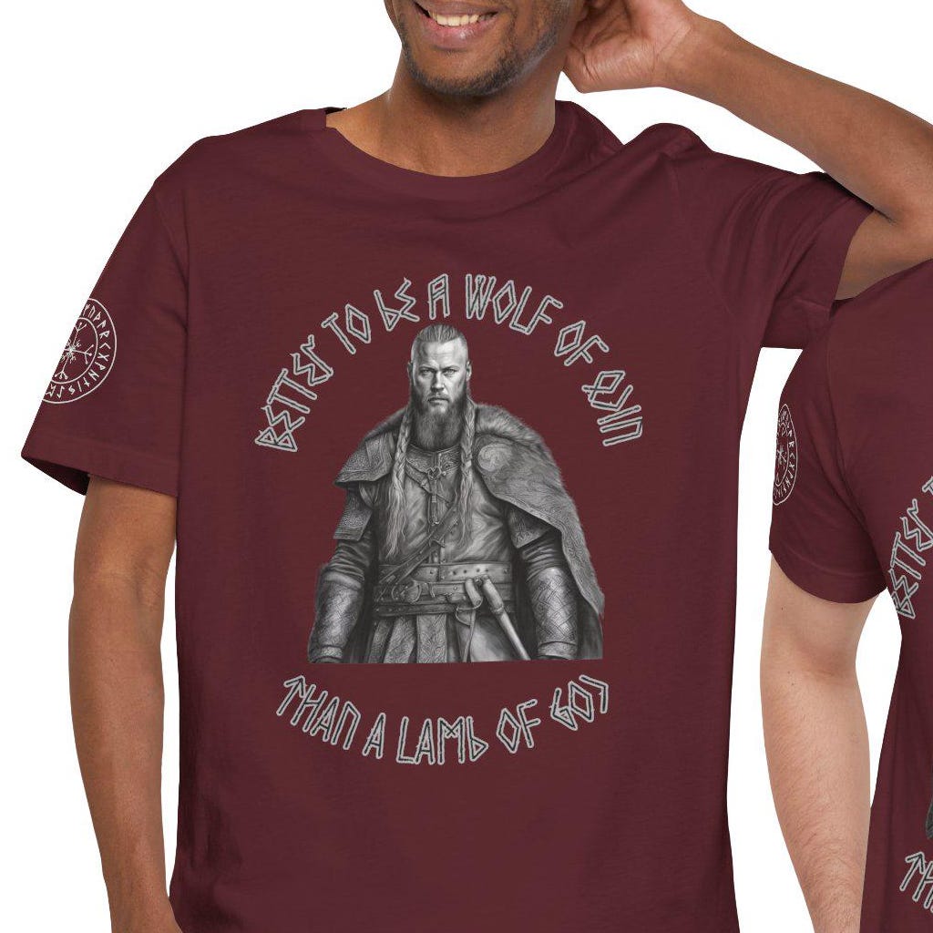 Viking Rune T-Shirt - September Born Viking T-Shirt, Rune Keeper Norse Shirt