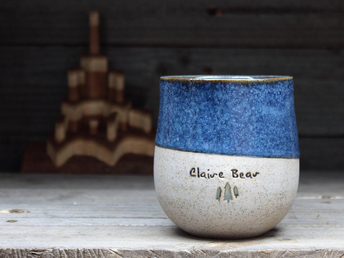 Viking Mug - Personalized tall Swedish Viking mug, 17oz/500mL. Pottery mug, inspired by