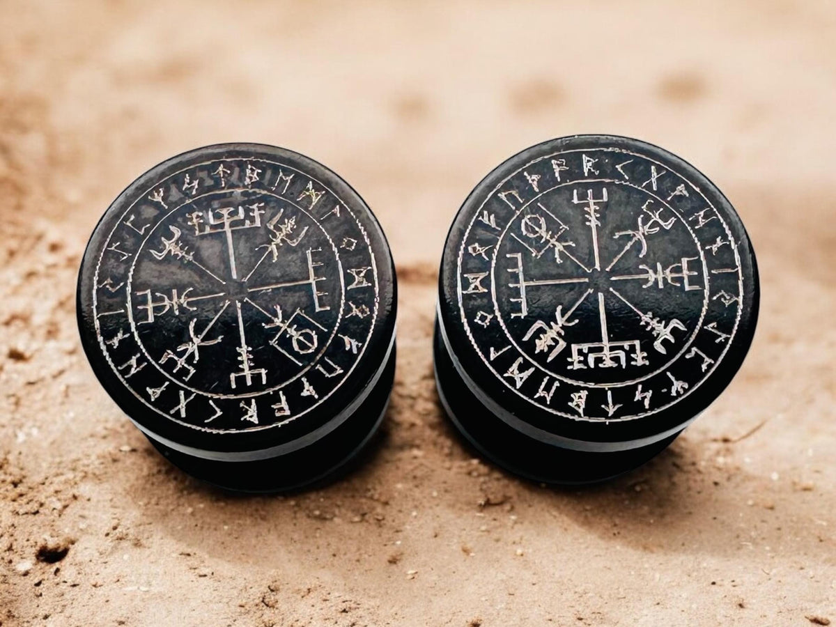 Viking Thor's Hammer Hoodie - Viking Hoodie Men Vegvisir Compass Mjolnir Thor Hammer Norse