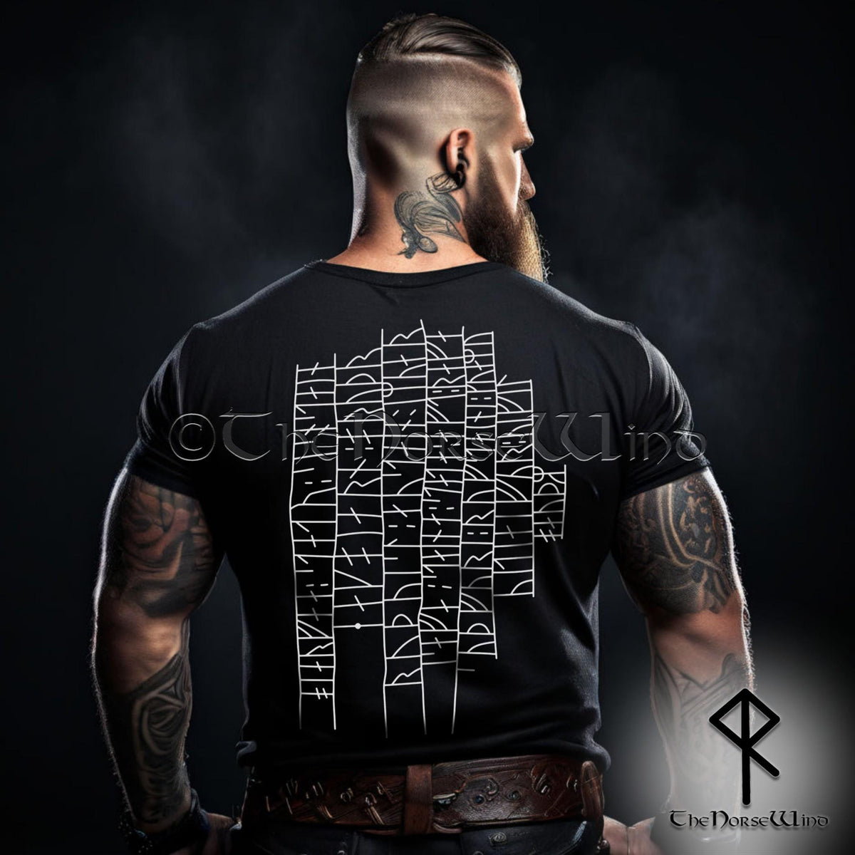 Viking Odin T-Shirt - Viking Warrior Valhalla graphic T-Shirt, Norse Helmet Odin Design