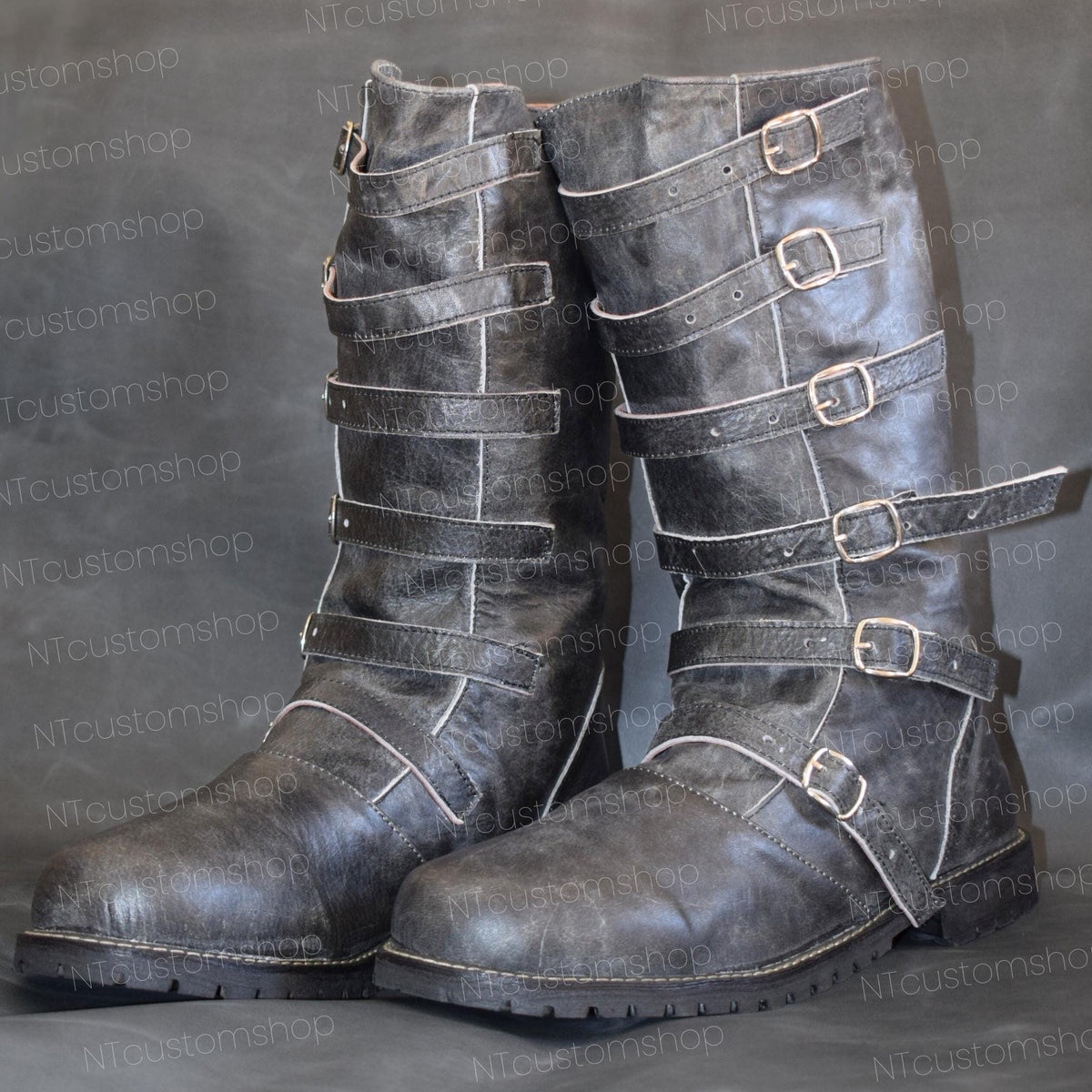 Viking Boots - Custom Made Renaissance Faire Boots - Viking, Medieval, Fantasy Leather Boots
