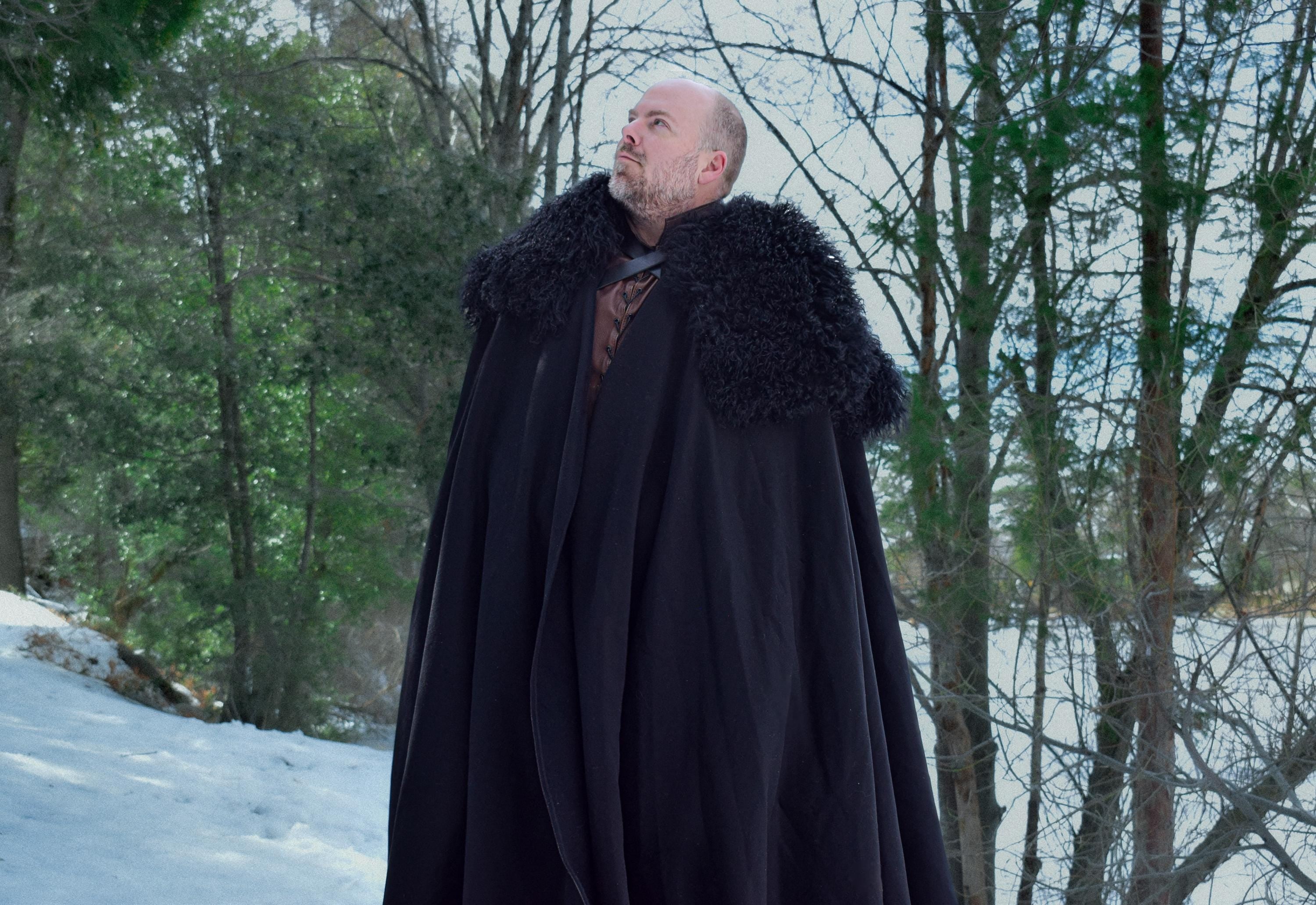 Viking Odin Jacket - Odin Raven Cloak, Norse Viking Cloak, Huginn Muninn Raven Cloak, Nordic