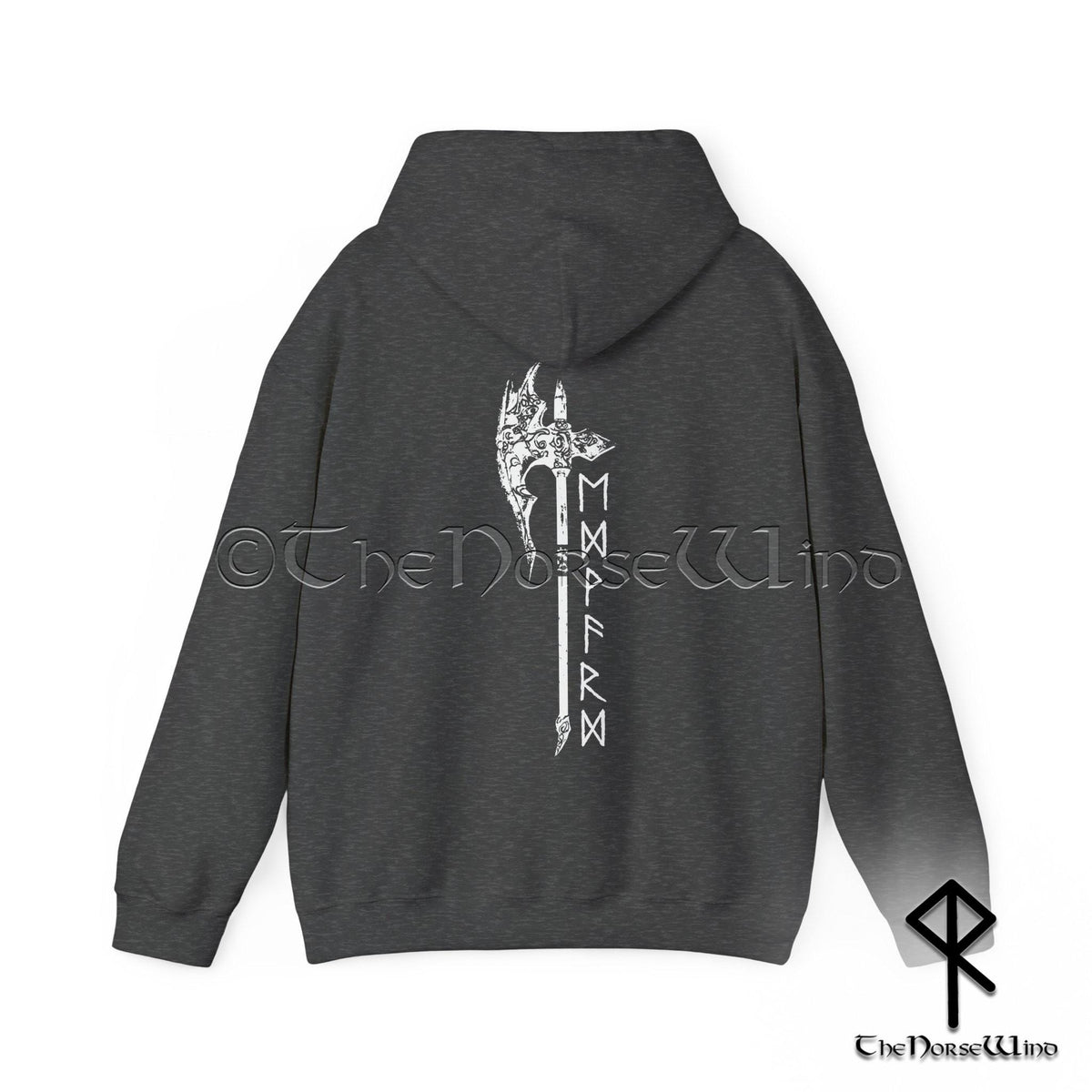 Viking Rune Hoodie - Custom Viking Sweatshirt Name in Runes, Personalized Futhark Runes Hoodie