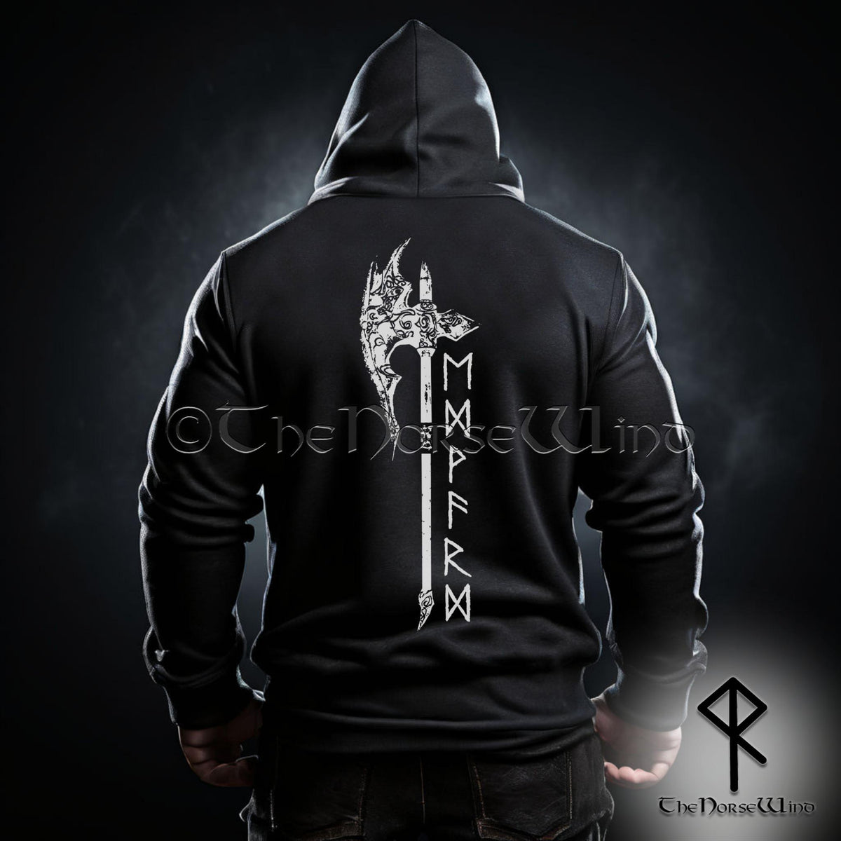 Viking hoodie top winter cloth quality gift hoodie hooded