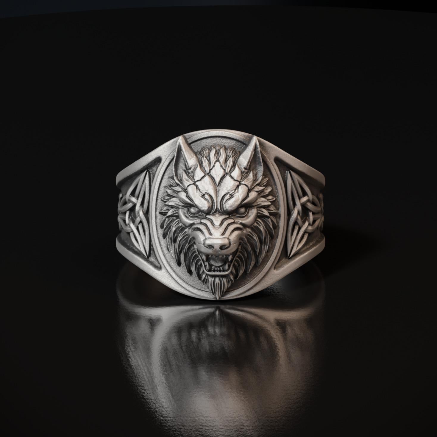Viking Rune Ring - Engraved Viking Rune Ring, Hammered Sterling Silver Futhark Band, Ancient Norse