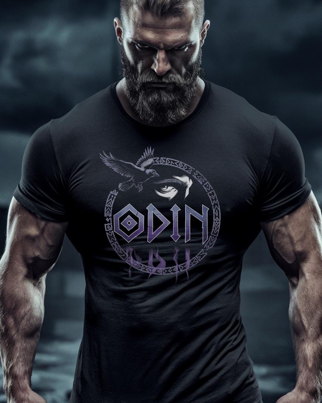 Viking T-Shirt - Viking Warrior Gym T-Shirt: Skål to Gains, Norse Motivation