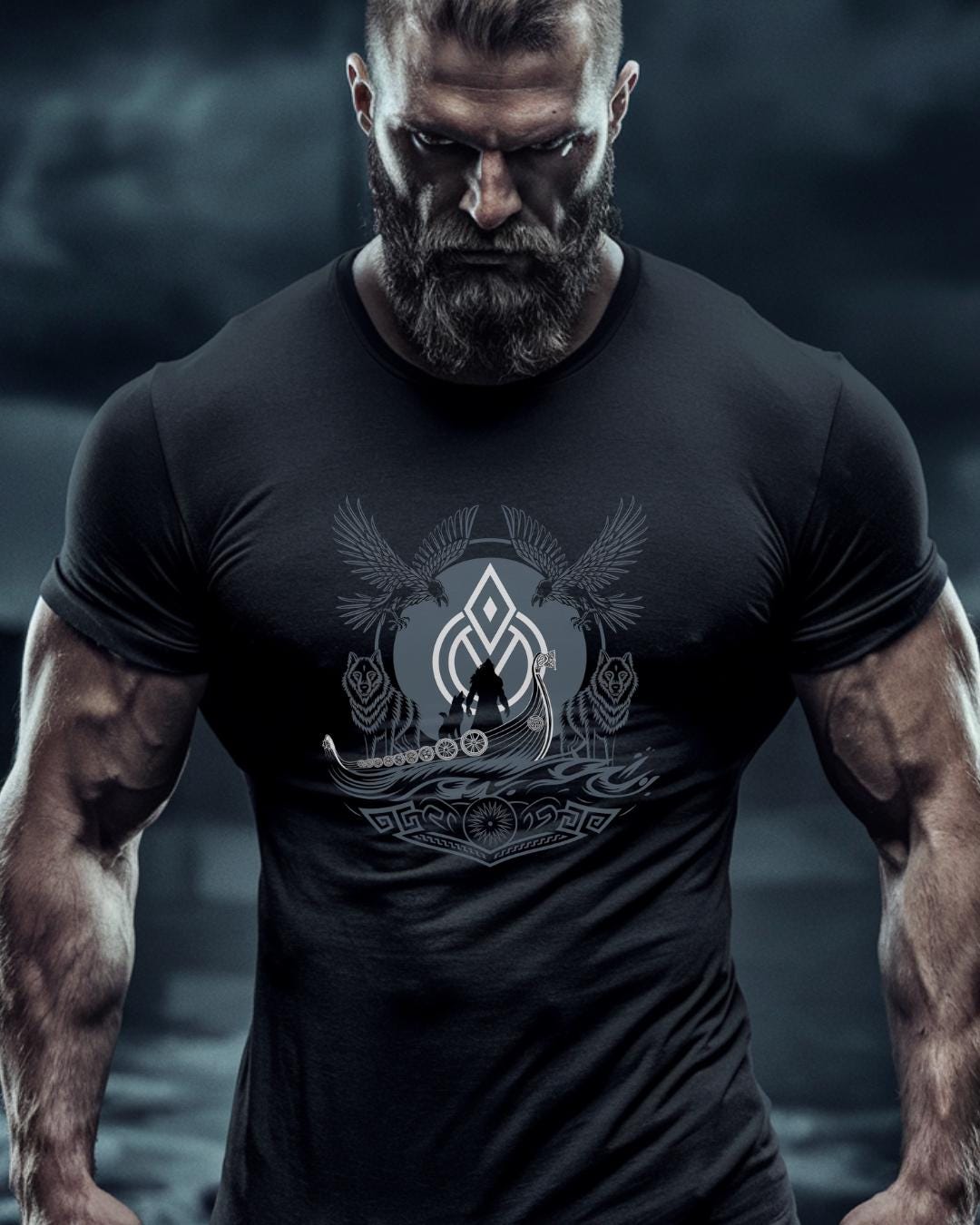 Viking Valhalla T-Shirt - Too Many Idiots Not Enough Axes Viking T-Shirt, Funny Norse Warrior Tee