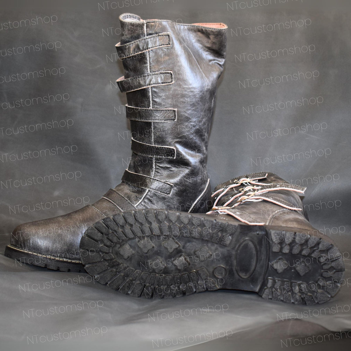 Viking Boots - Custom Made Renaissance Faire Boots - Viking, Medieval, Fantasy Leather Boots