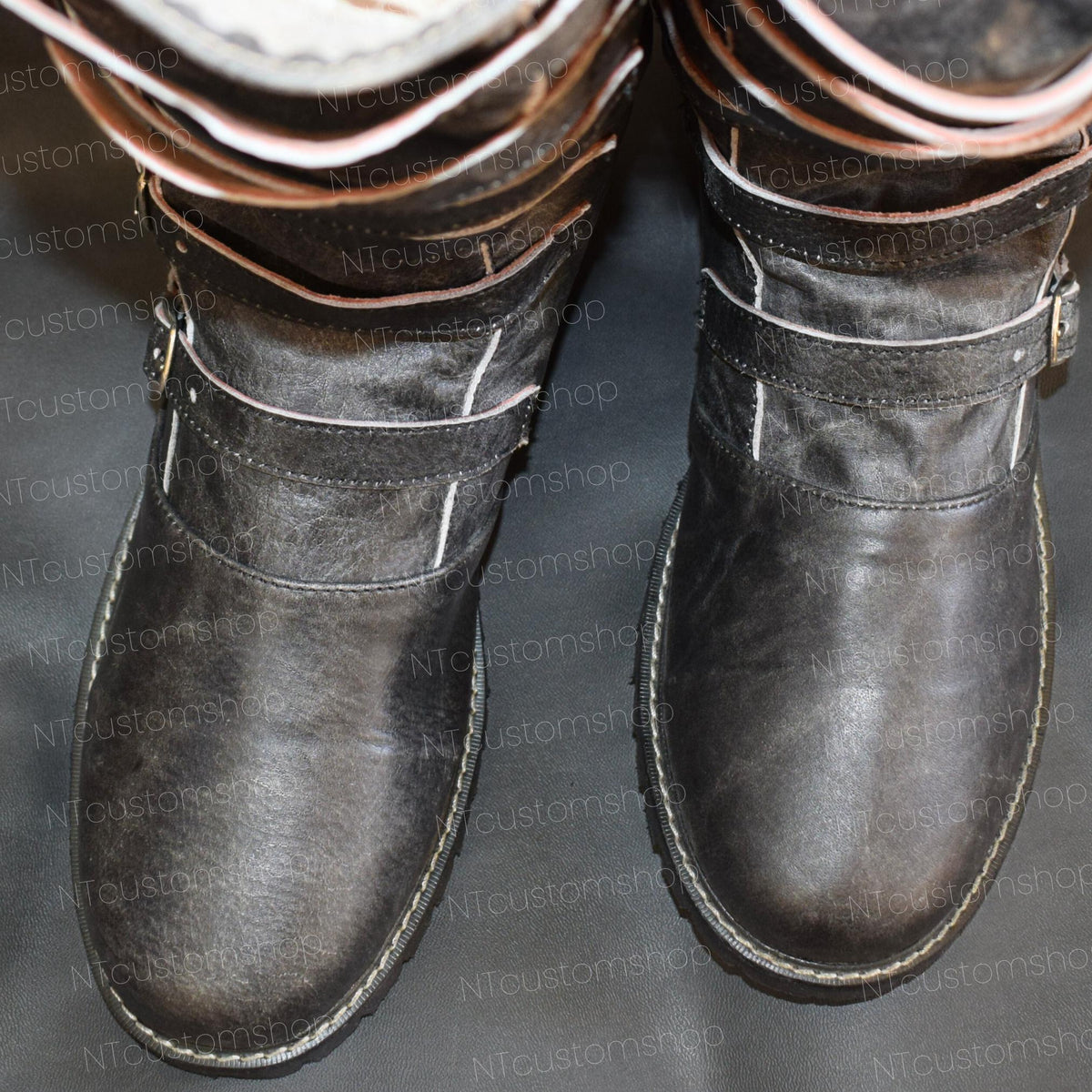 Viking Boots - Custom Made Renaissance Faire Boots - Viking, Medieval, Fantasy Leather Boots