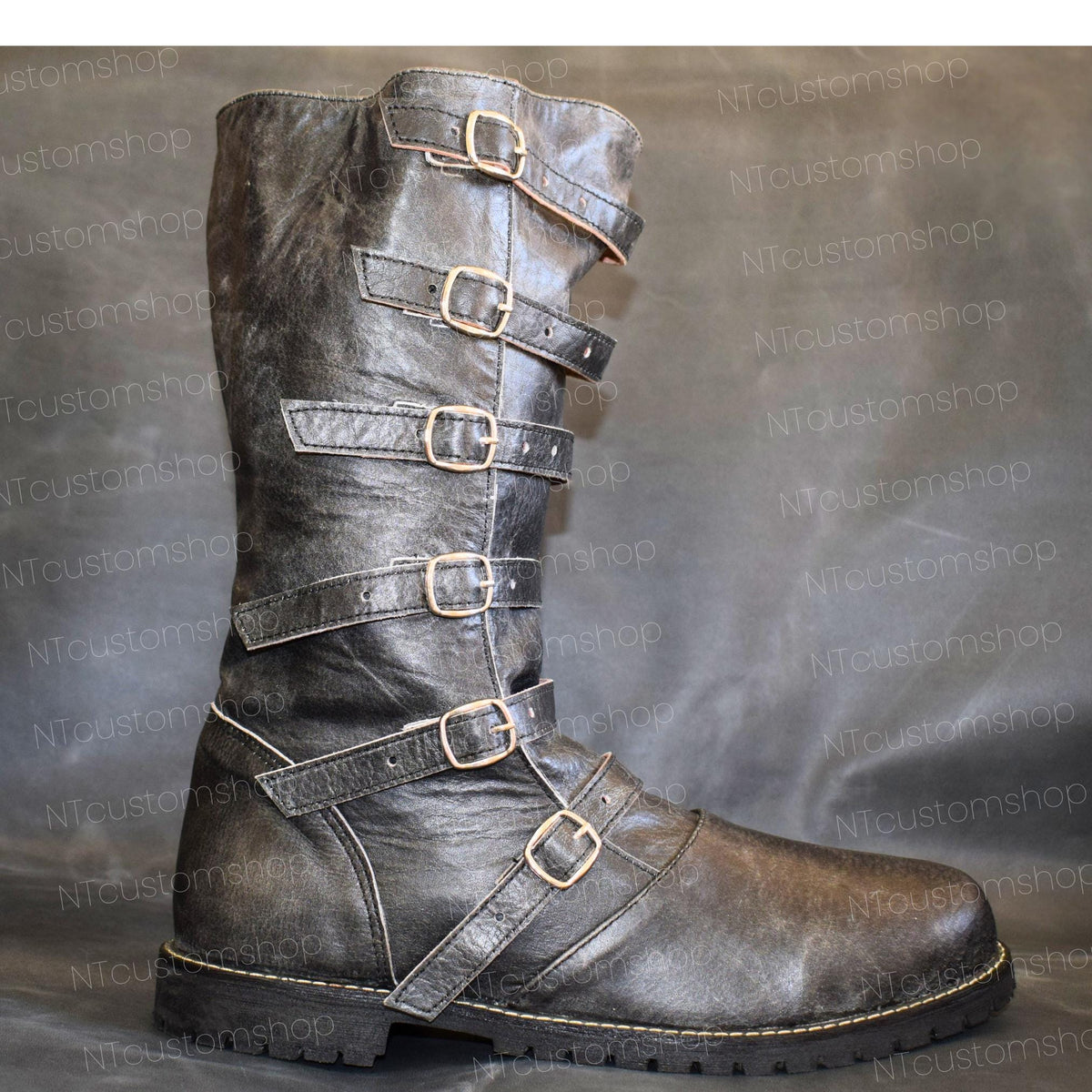Viking Boots - Custom Made Renaissance Faire Boots - Viking, Medieval, Fantasy Leather Boots
