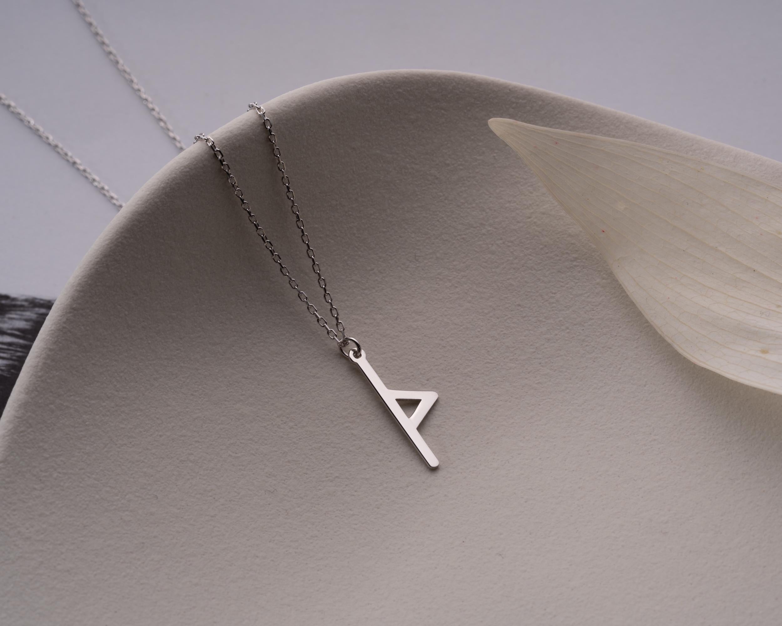 Viking Rune Necklace - Viking Runes Charm Necklace, Viking Letters Personalized, Viking Norse