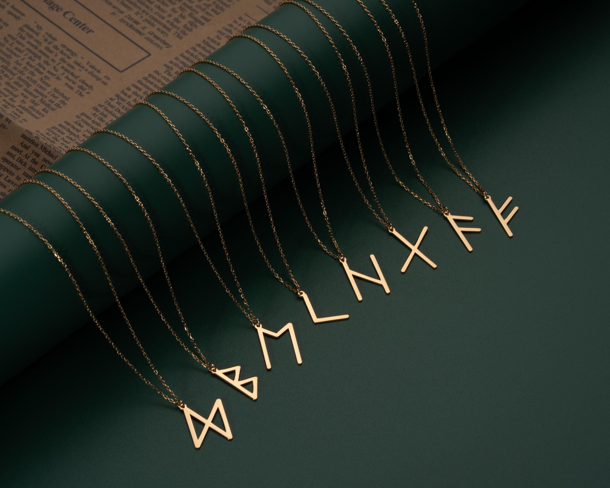 Viking Rune Necklace - Personalized Viking Runes Necklace: Norse Pendant \ Christmas Gifts