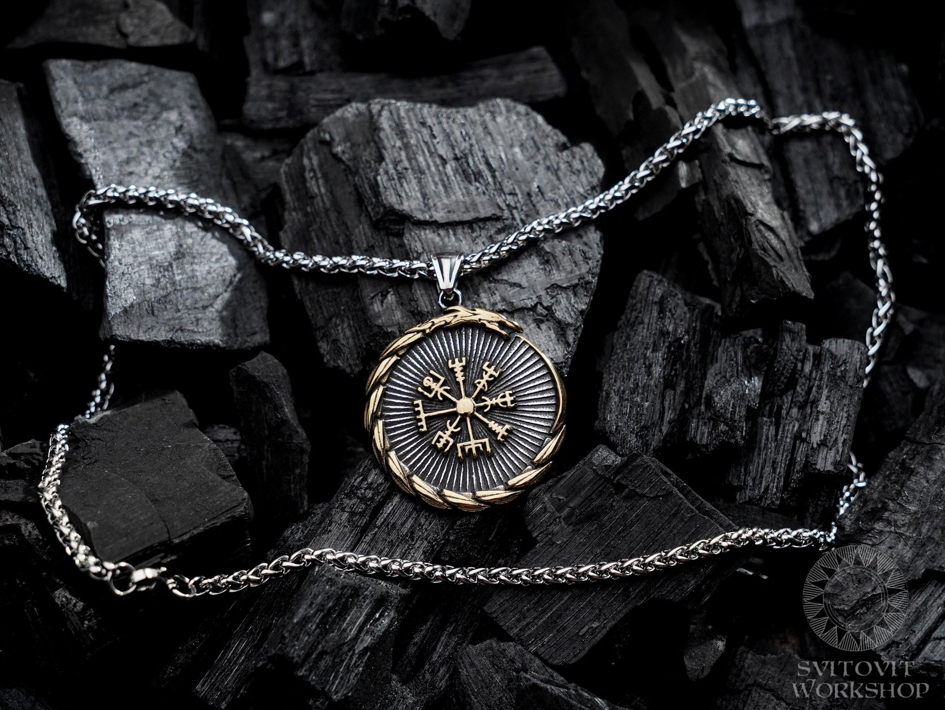 Viking Thor's Hammer Necklace - Thor's Hammer Necklace · Viking Mjolnir Pendant · Norse Rune