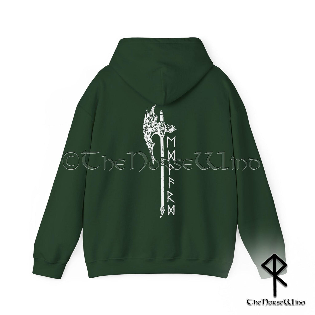 Viking Rune Hoodie - Custom Viking Sweatshirt Name in Runes, Personalized Futhark Runes Hoodie