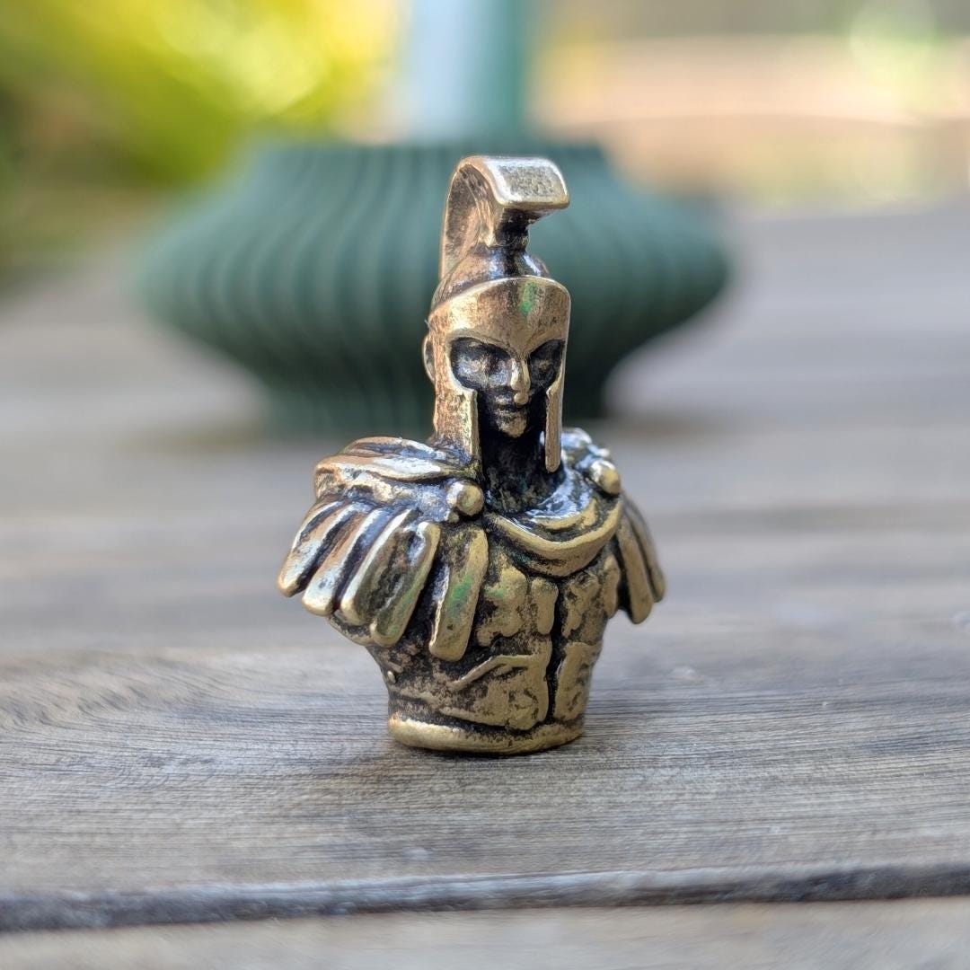 Viking Home Decor - Handmade Mini Bronze Viking Statue - Retro Desktop Decoration, Gothic Small