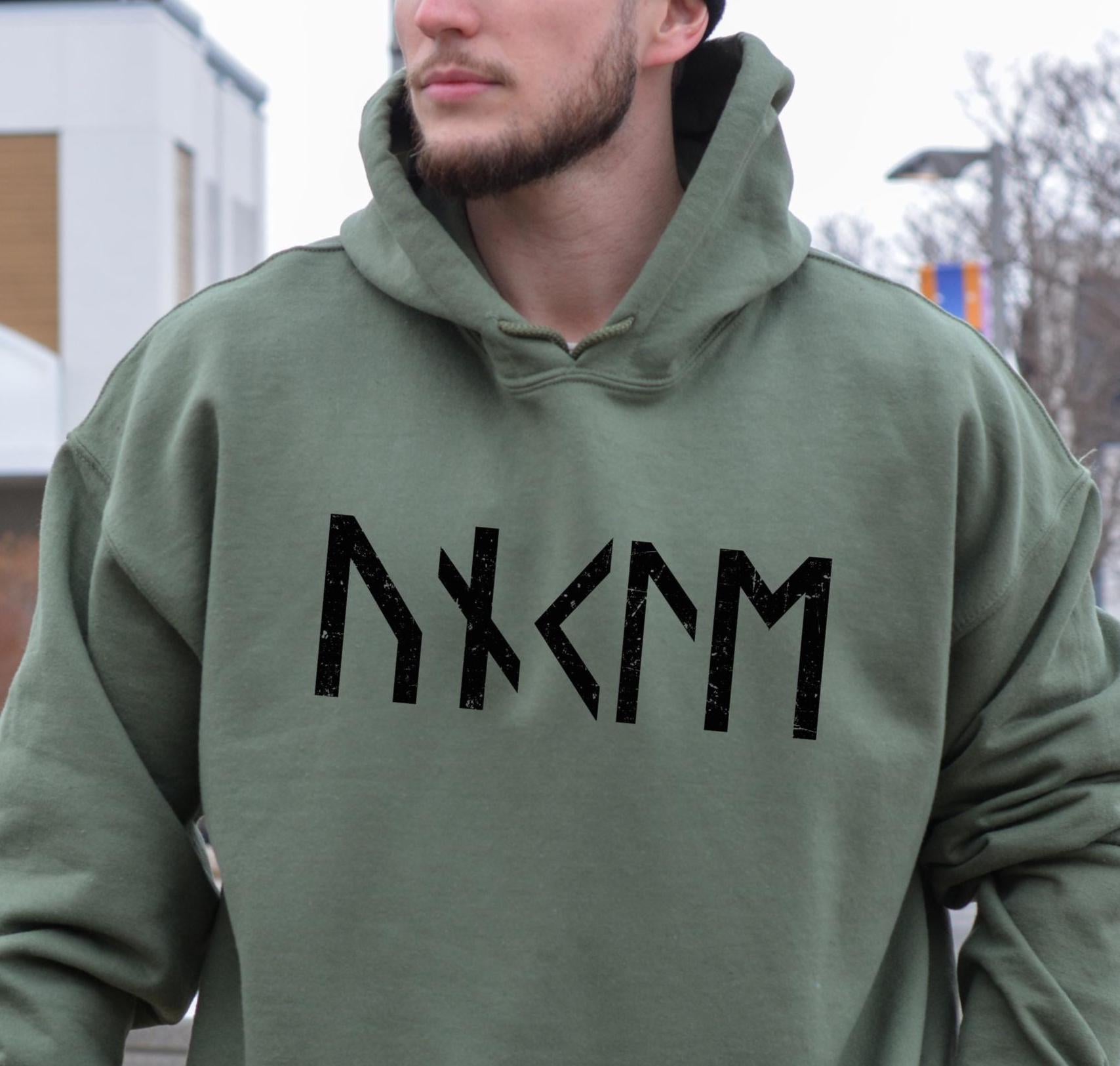 Viking Longship Hoodie - Norse Viking, Longship, Heavy Blend Hoodie
