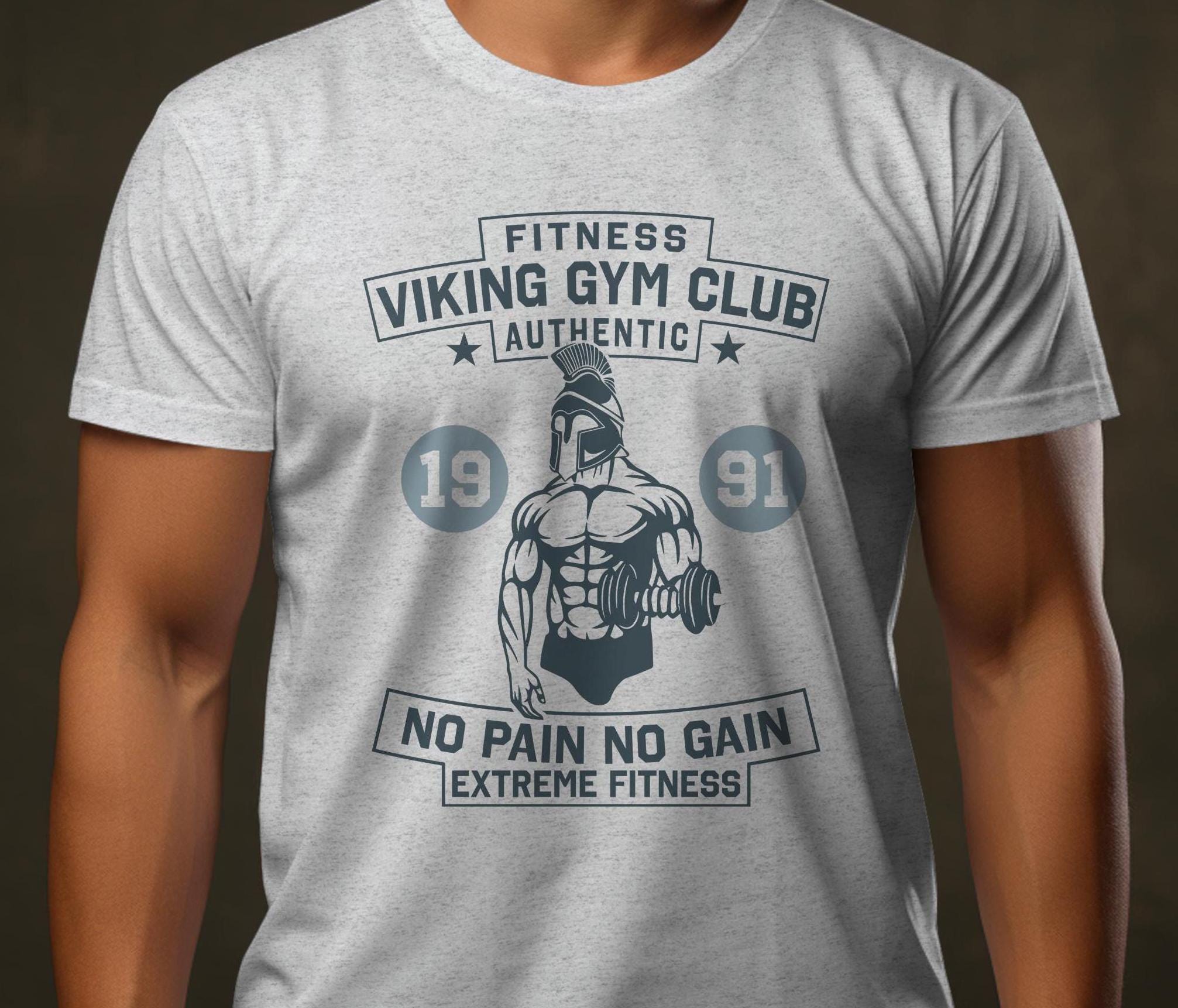 Viking T-Shirt - Viking Warrior Gym T-Shirt: Skål to Gains, Norse Motivation