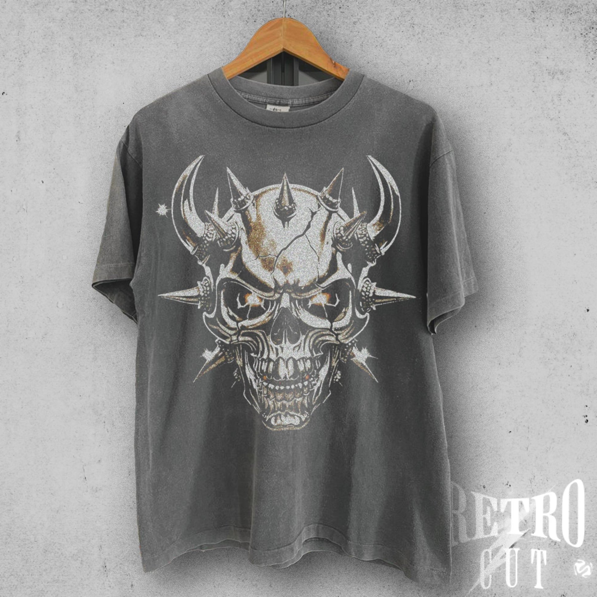 Viking T-Shirt - Viking Skull Oversized T-Shirt