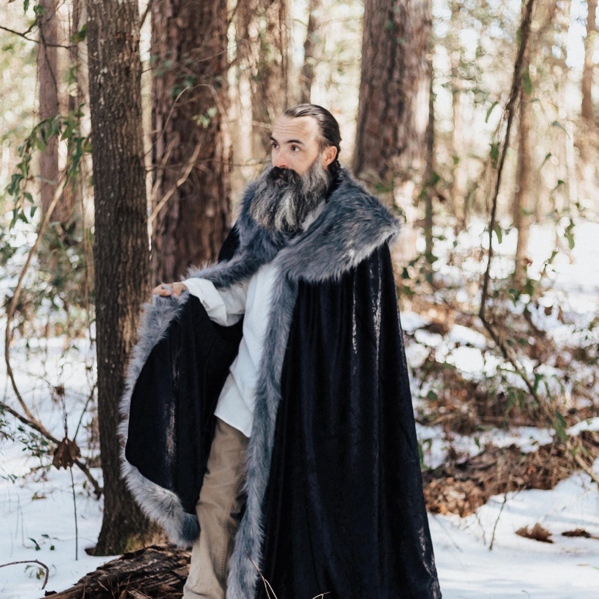 Viking Jacket - Dark Green Leather Hooded Poncho, Medieval Fantasy Cape, Viking Cloak, Renaissance