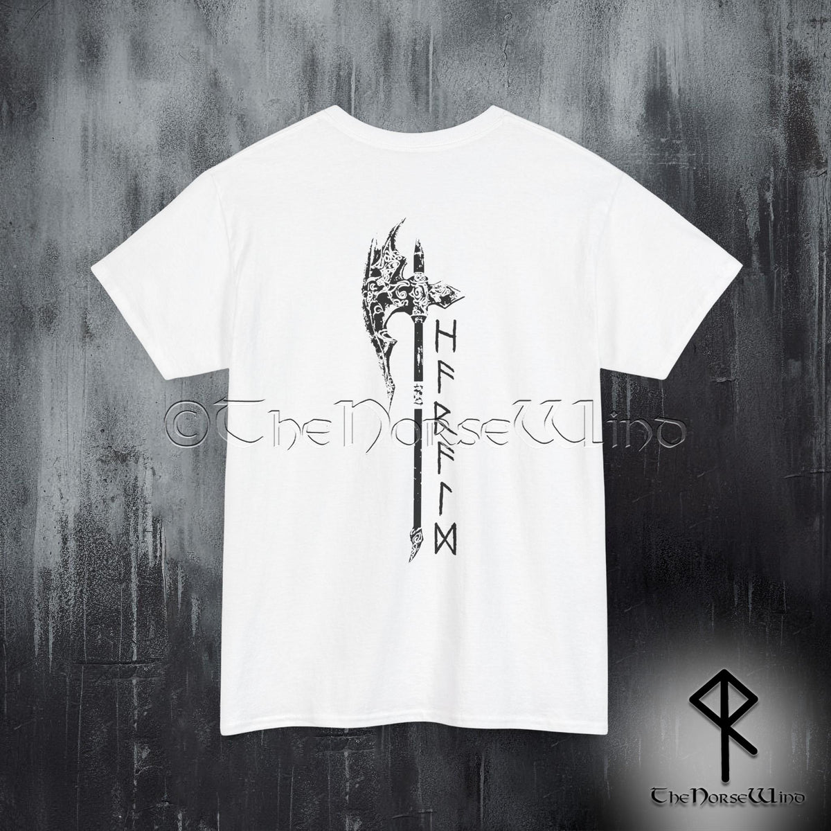 Viking Rune T-Shirt - Custom Viking Warriors T-Shirt Name in Runes, Personalized Futhark Runes