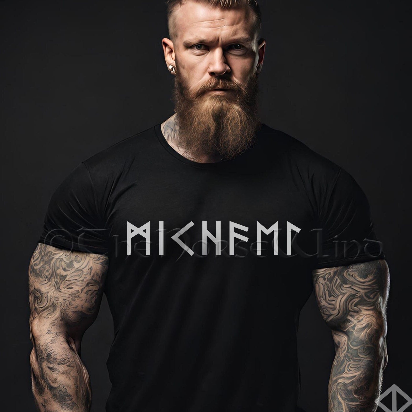 Viking Valhalla T-Shirt - Until Valhalla Rune Shirt, Minimalist Viking Tee for Men, Norse