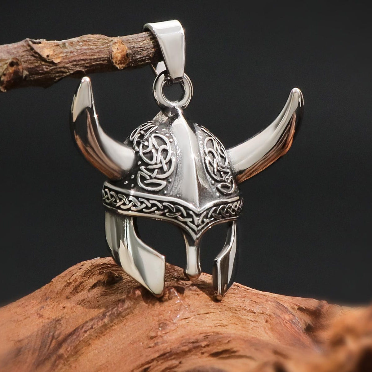 Viking Necklace - Bronze Double-link Viking Chain Necklace - Norse Jewelry