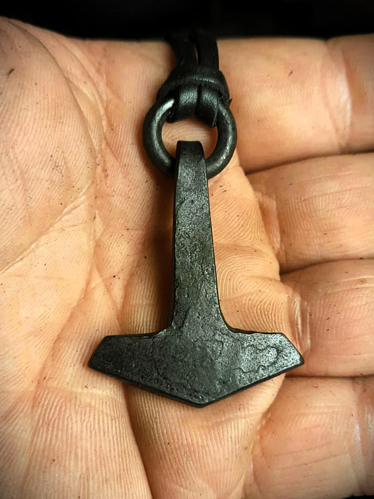 Viking Thor's Hammer Necklace - Viking Hand forged Yggdrasil Thor’s Hammer Pendant – Symbol of