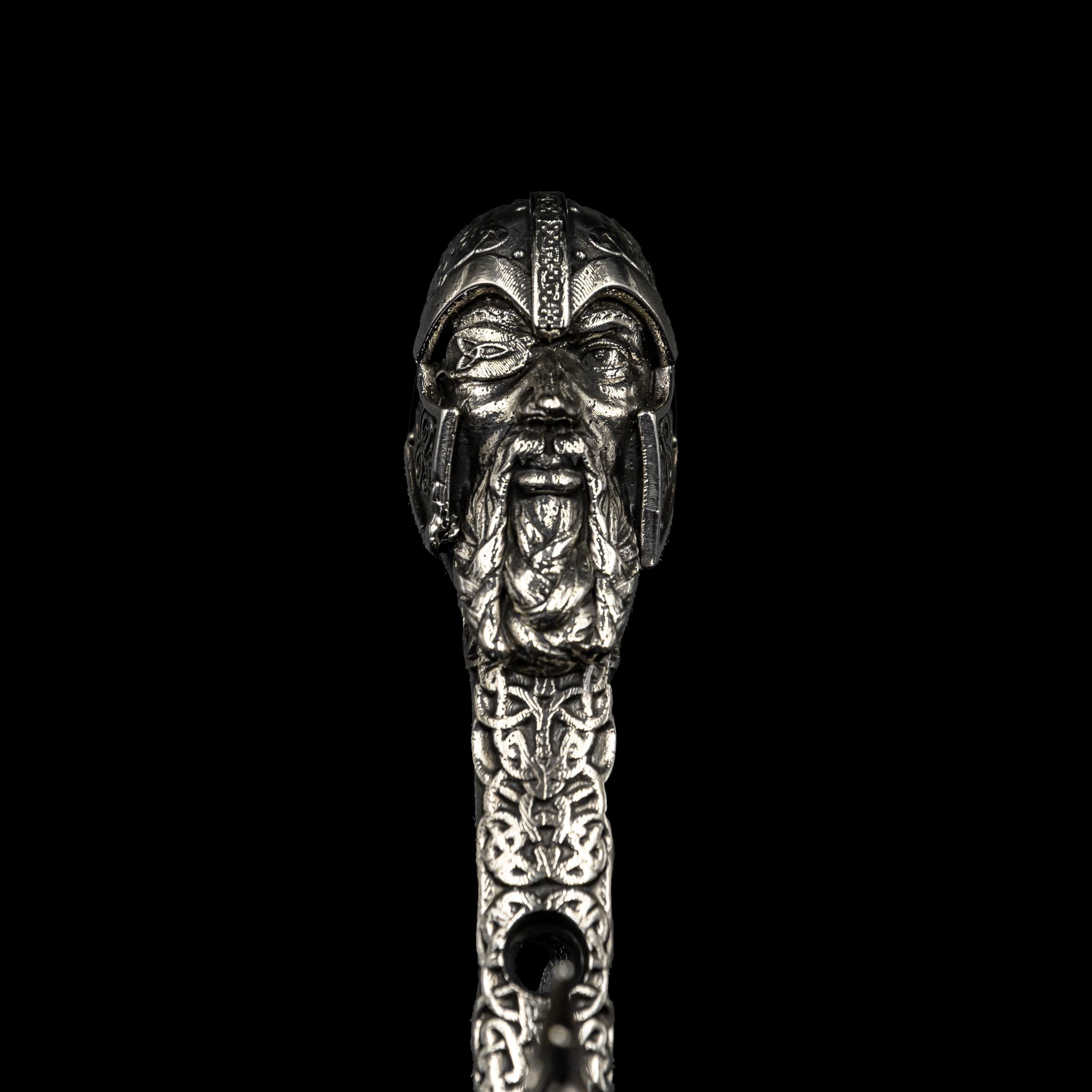 Viking Odin Jacket - Odin Wall Hook – German Silver Viking Decor, Mythology Coat Hanger