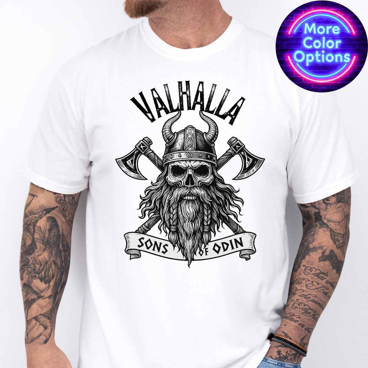 Viking Thor's Hammer T-Shirt - Viking Men shirt, Thors Hammer, Valhalla, Unisex T-Shirt, Norse