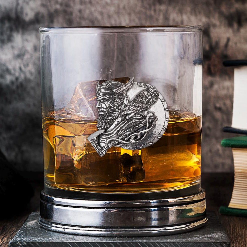 Viking Mug - Authentic Viking Tankard 1 Pint, Handcrafted Norse Style Mug, UK Drinkware, Made by