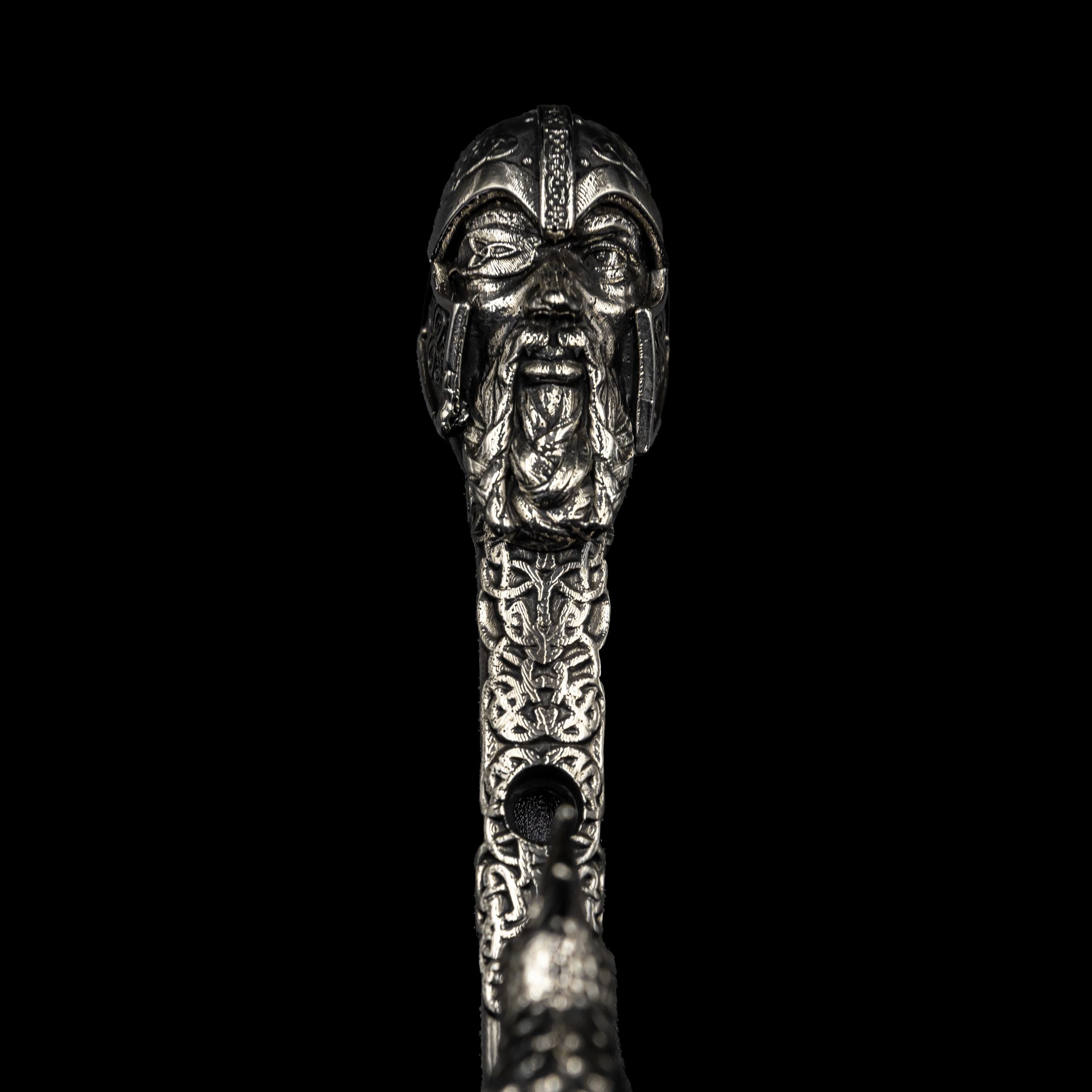 Viking Odin Jacket - Odin Wall Hook – German Silver Viking Decor, Mythology Coat Hanger