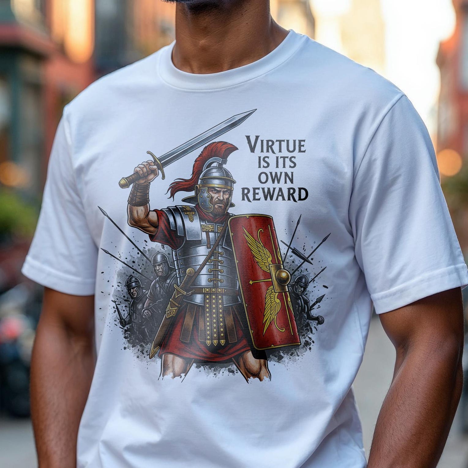 Viking Valhalla T-Shirt - Men's Viking Valhalla T-shirt, Norse Fire Warrior T-shirt, Dark Fantasy