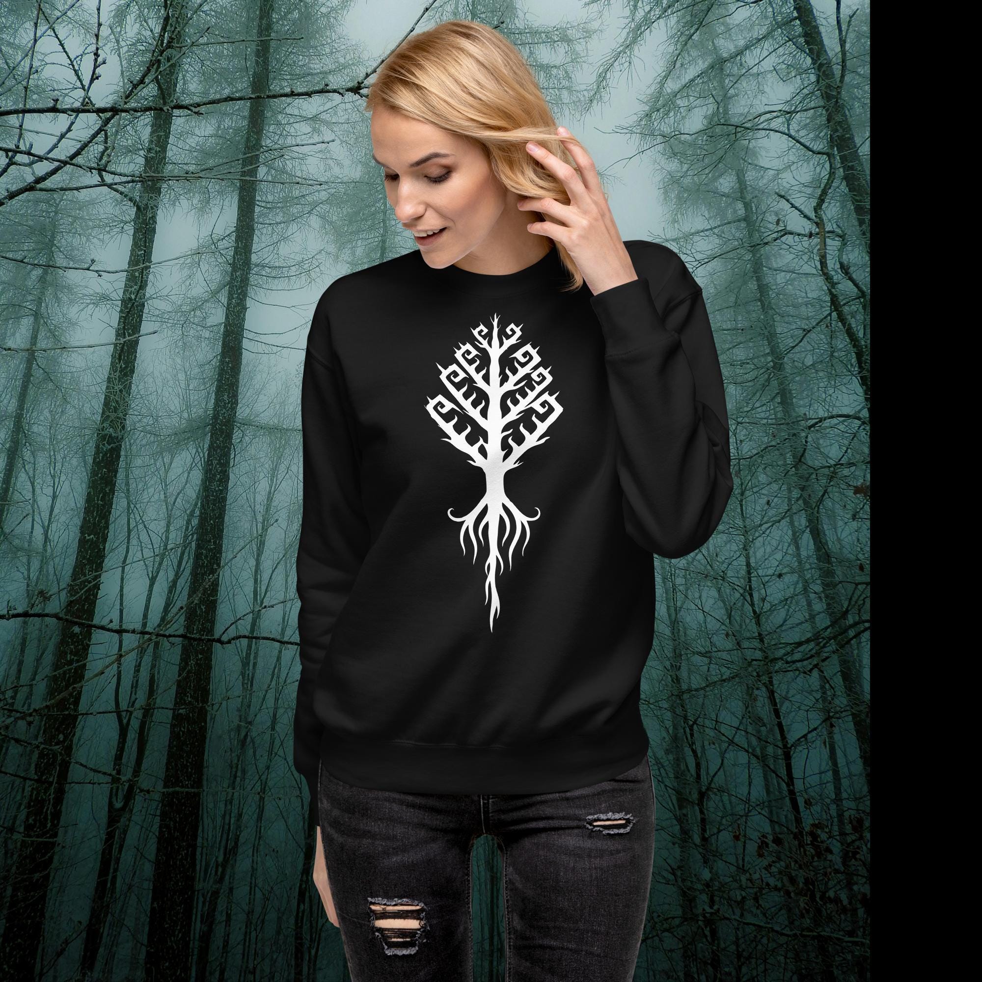 Viking Odin Hoodie - Odin Viking Hoodie: Celtic Nordic Mythology Sweater - Gothic Biker Style